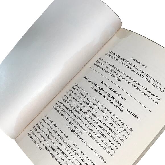 "My boyfriend barfed in my handbag...and other things you cant ask Martha" - Picture 7 of 8